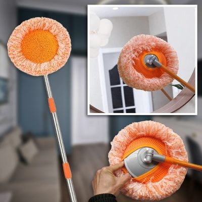 Περιστρεφόμενη, ρυθμιζόμενη σφουγγαρίστρα καθαρισμού σε σχήμα ηλίανθου 360ᵒ | CORALMOP