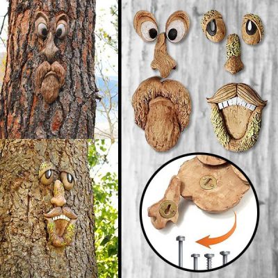 Διακόσμηση κήπου, Γέρος χαμογελαστός άνθρωπος | SCULPTURE