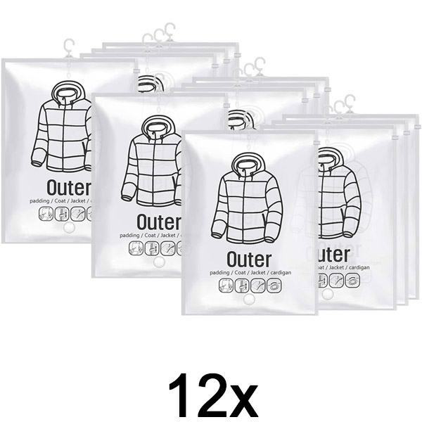 3x Κρεμαστές σακούλες αποθήκευσης κενού – (4 τμχ) | VACUHANG